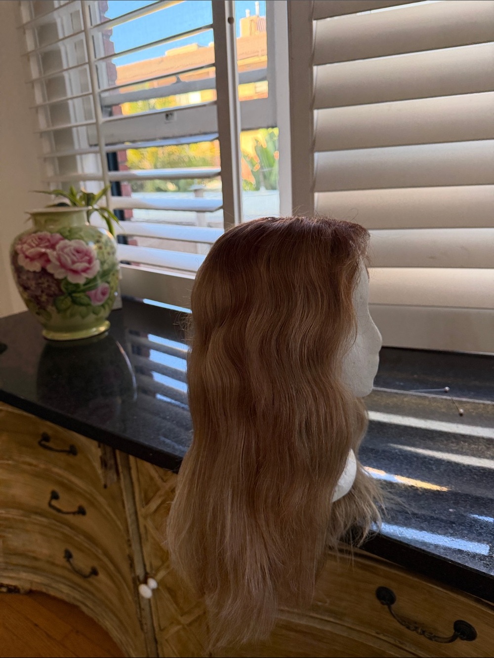 Light Brown Wavy Human Hair Wig for Women - Natural Look